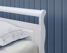Load image into Gallery viewer, Bella White King Single Trundle Bed – Hardwood Frame