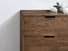 Load image into Gallery viewer, Cruz 4PCE Hardwood Queen Bedroom Suite - Rustic Walnut Finish