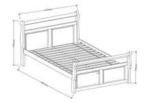 Load image into Gallery viewer, Bella 5PCE White Double Storage Bedroom Suite – Hardwood Frames