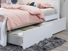 Load image into Gallery viewer, Bella 5PCE White King Single Storage Bedroom Suite – Hardwood Frame