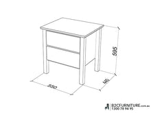 Load image into Gallery viewer, Bella 4PCE White Double Trundle Bedroom Suite – Hardwood Frames
